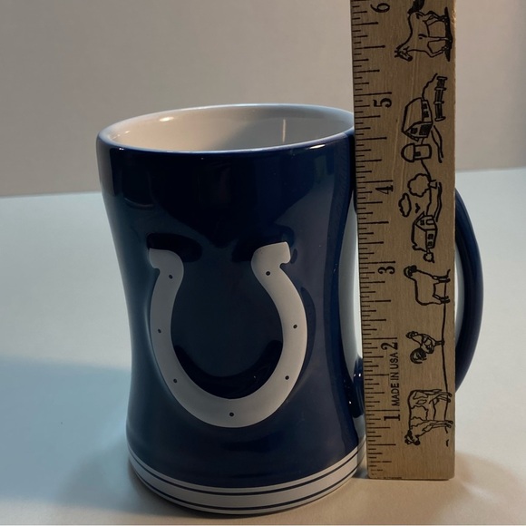 Indianapolis Colts NFL 14oz Coffee‎ Tea Cup Mug Sculpted Relief Boetler Brands - Picture 7 of 8